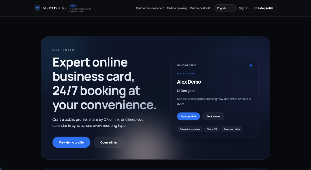 Meetfolio SaaS